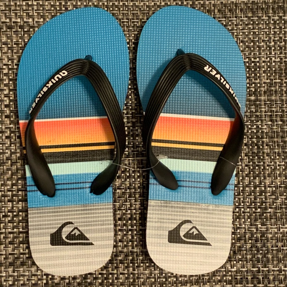 Quiksilver Boys Molokai Print Flip-Flops NWT